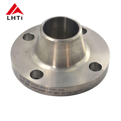 Buon prezzo Flanchetta a collo di saldatura lunga in titanio con superficie lucidata a frangia e con lavorazione CNC ANSI B16.5 in linea