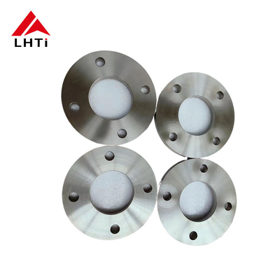 Buon prezzo EN1092-01 Slip on flange in titanio Gr2 Gr7 PN6 per la lavorazione nell'industria del petrolio e del gas in linea