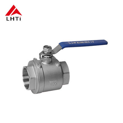 Buon prezzo DN10 DN15 Valvola a sfera in titanio a due pezzi Gr2 Gr7 Valvola a sfera per il trattamento dell'approvvigionamento idrico in linea