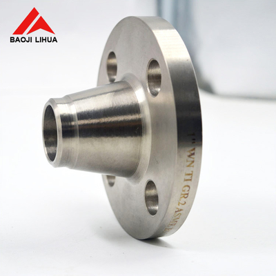 Buon prezzo Flangia per tubo in titanio lucido ASME B16.5 Gr F2 F5 in linea
