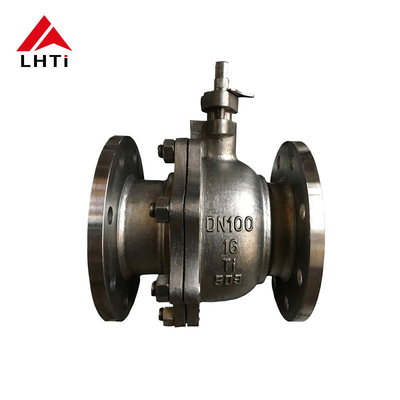 Buon prezzo Valvola a sfera in lega di titanio di peso leggero standard americano 2 vie Gr2 DN 50 classe 150-600 per usi industriali in linea