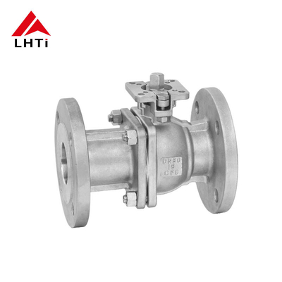 Buon prezzo Valvola a sfera a due vie ASME DN 15 Gr2 Titanio Valvola a sfera industriale Valvola di rilascio ad alta pressione in linea