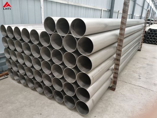 Buon prezzo Tubo di titanio saldato ASTM B862 del grande diametro di Decoiling in linea
