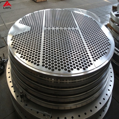 Buon prezzo Forgia dell'attrezzatura di titanio ASME B265 di Tubesheet per lo scambiatore di calore in linea