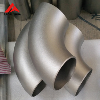 Buon prezzo Titanio gomito di scarico 120 90 45 gradi ASTM B363 gomito di titanio puro per auto motociclo retrofit ANSI JIS conforme in linea