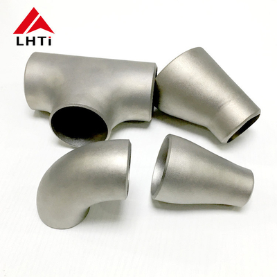 Buon prezzo Fittings per gomiti per tubi di scarico in titanio a mandrello in titanio di grado 2 con curva di 90 gradi in linea