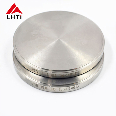 Buon prezzo Gray Round Stamping Titanium Disk d'argento laminato a freddo GR1 GR2 in linea