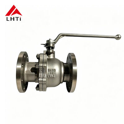 Buon prezzo TA2 Valvola a sfera in lega di titanio Q41F resistente alla corrosione classe 150-2500 con progettazione a prova di fuoco per condotte chimiche in linea
